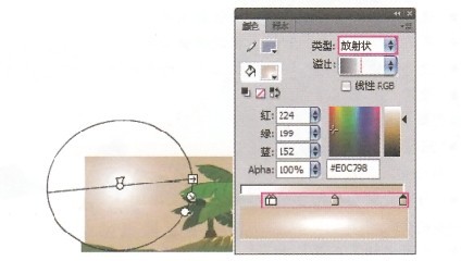 填充背景颜色