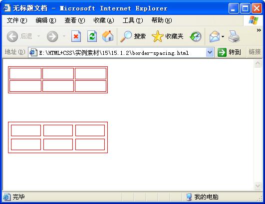 表格边框间距