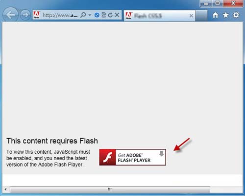 ie9 flash 1