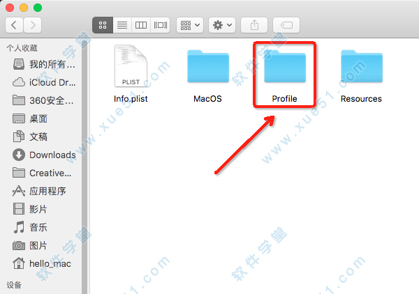 12.打开【Profile】文件夹