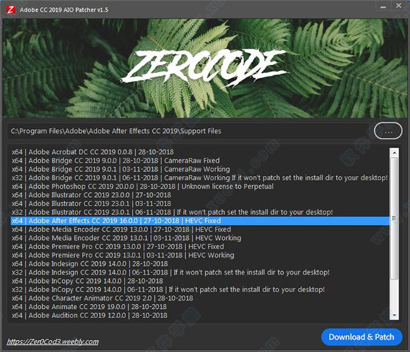 Adobe After Effects CC 2019破解补丁