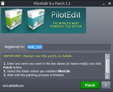 PilotEdit(文本编辑器)注册机