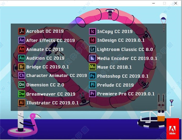 嬴政天下Adobe CC 2019全家桶大师版