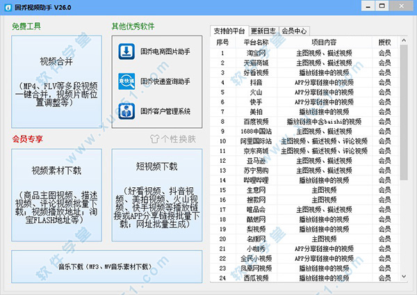 固乔视频助手破解版