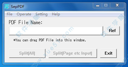 PDF拆分工具SepPDF绿色破解版