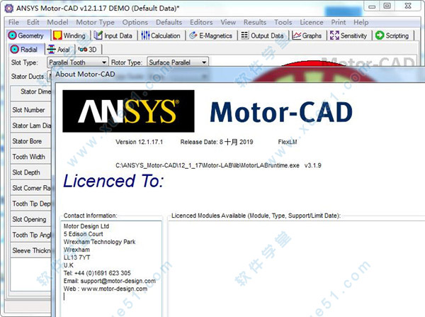 ANSYS Motor CAD(电机设计软件) 12破解版