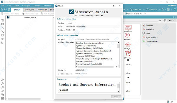 Siemens Simcenter Amesim 2021